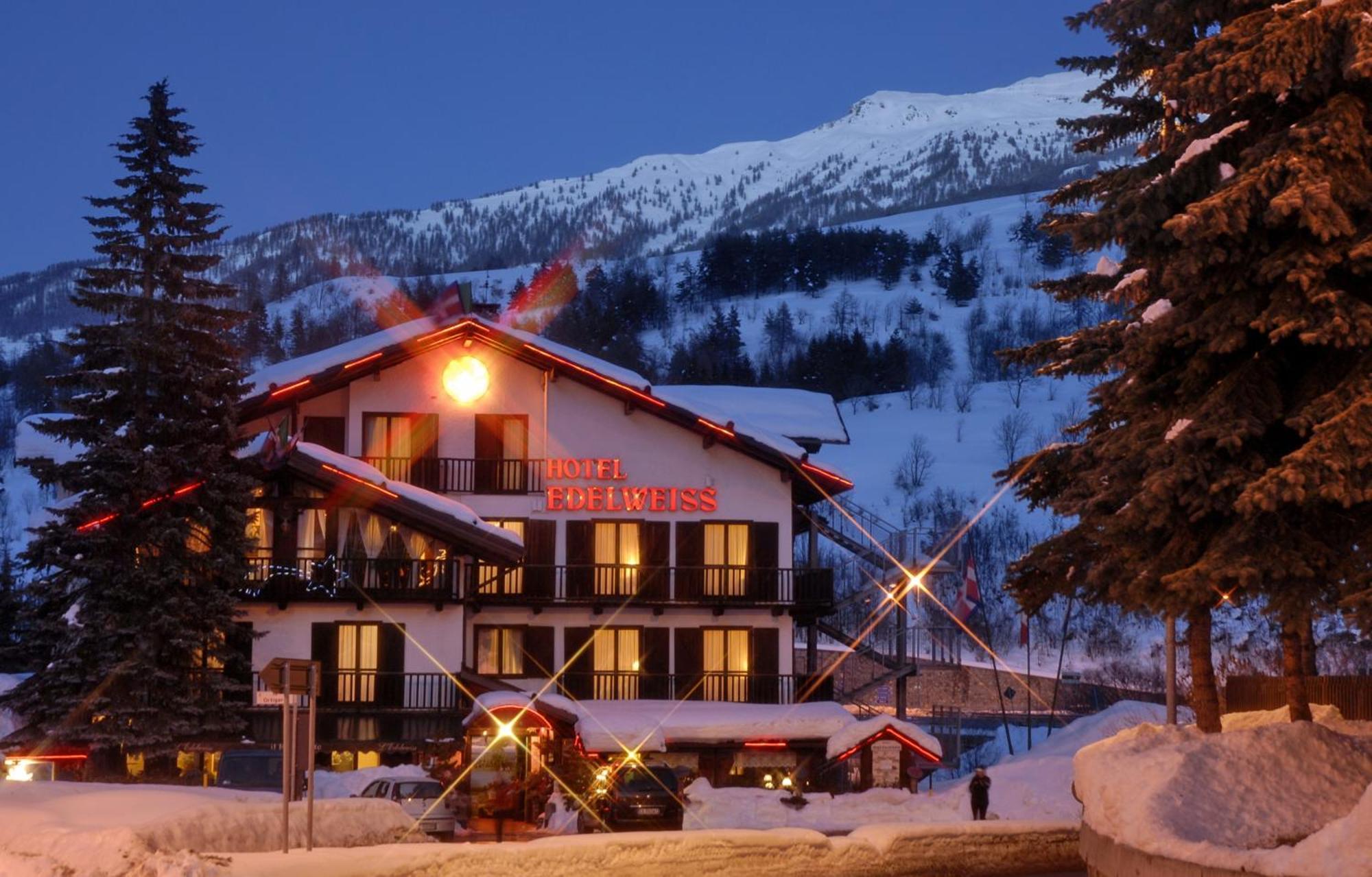 Hotel Edelweiss & Spa Cesana Torinese Exterior foto